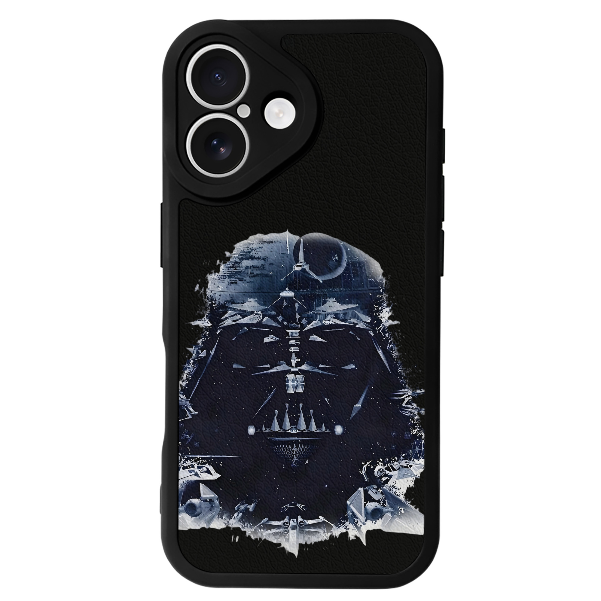 （画像用） スター・ウォーズ Star Wars 【iPhone 16シリーズ対応】シリコンスマホケース（レザー調） 材質：シリコン